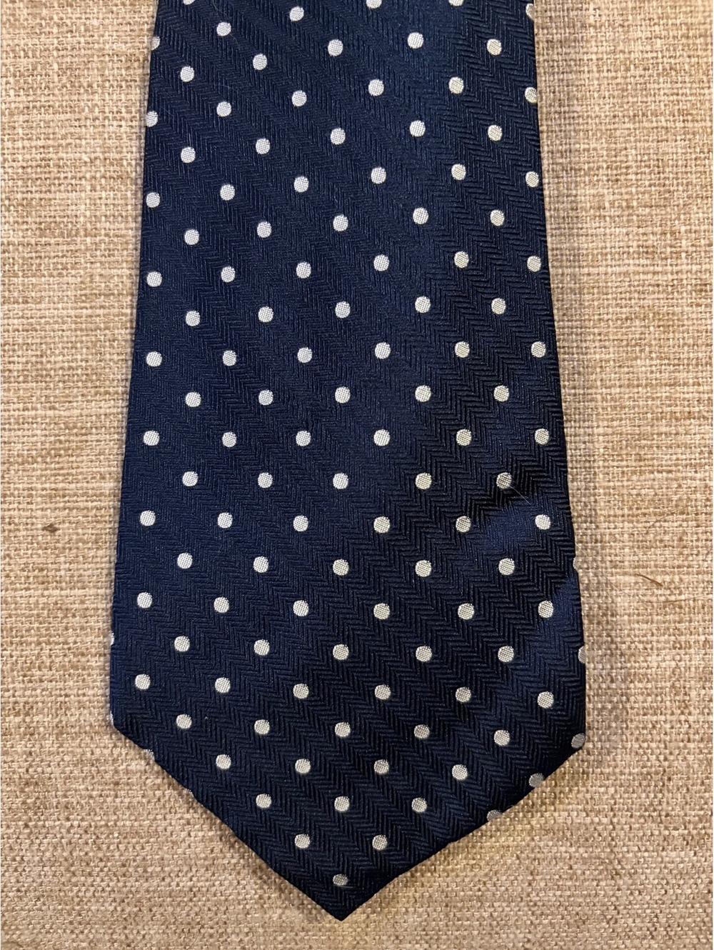 Polo by Ralph Lauren Navy Polka Dot Men’s Tie